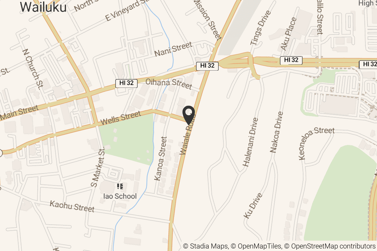 Map with location marker