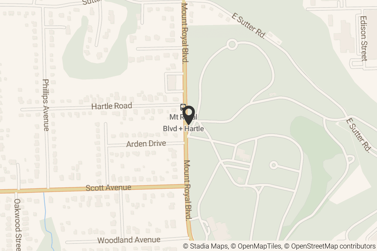 Map with location marker