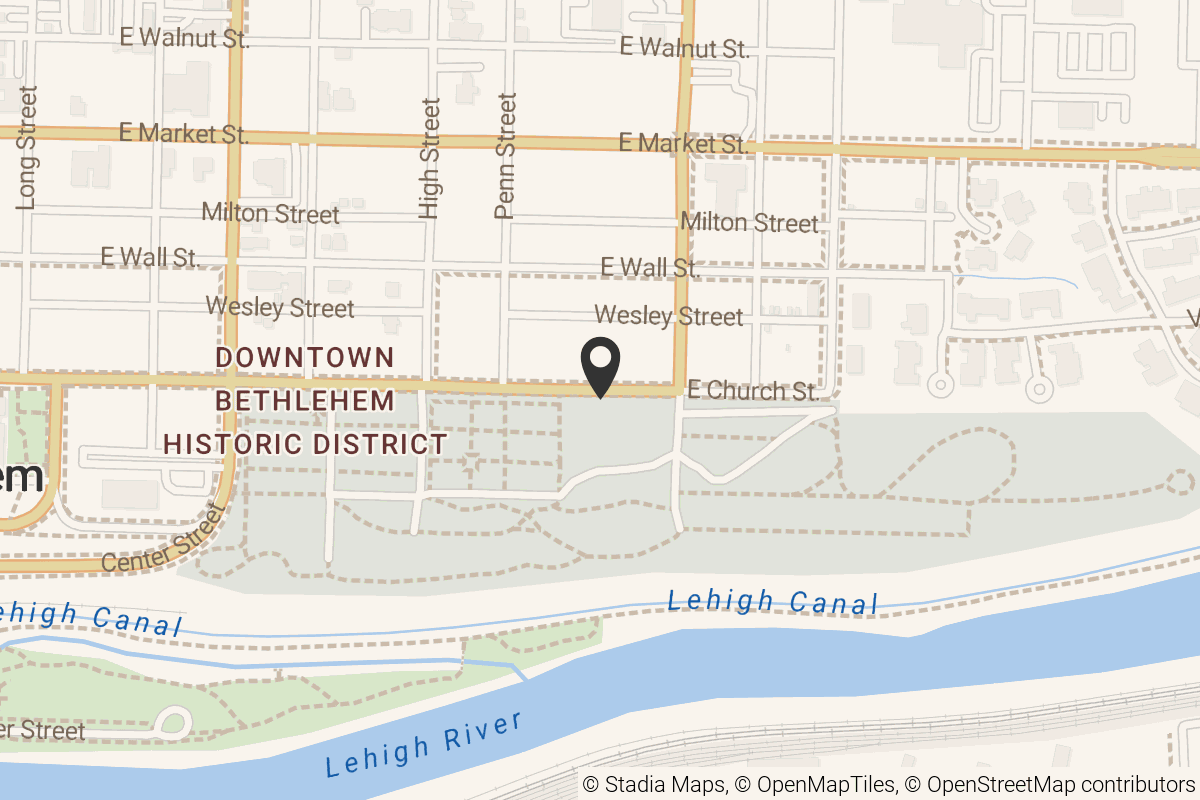 Map with location marker