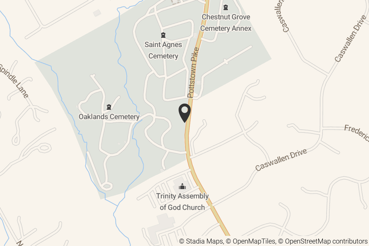 Map with location marker