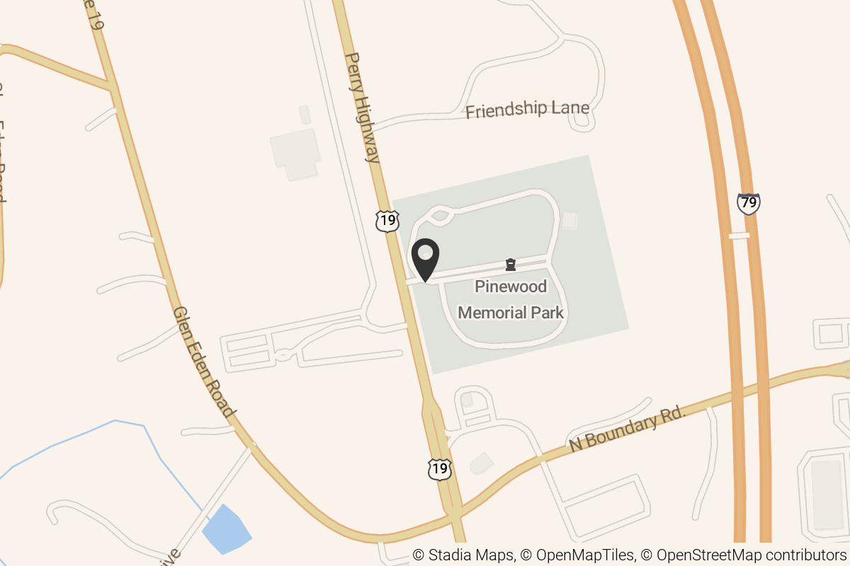 Map with location marker