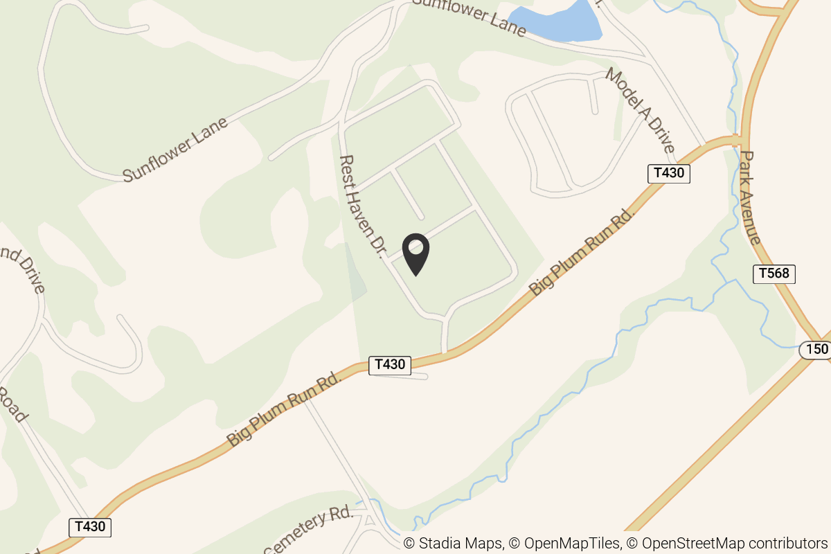 Map with location marker