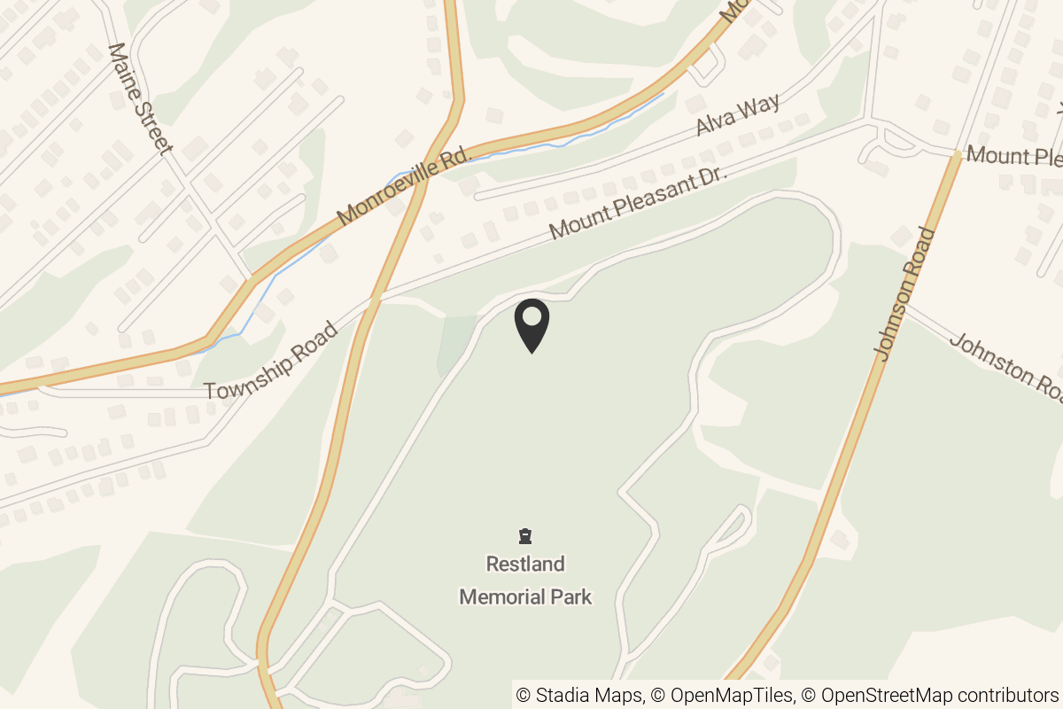 Map with location marker