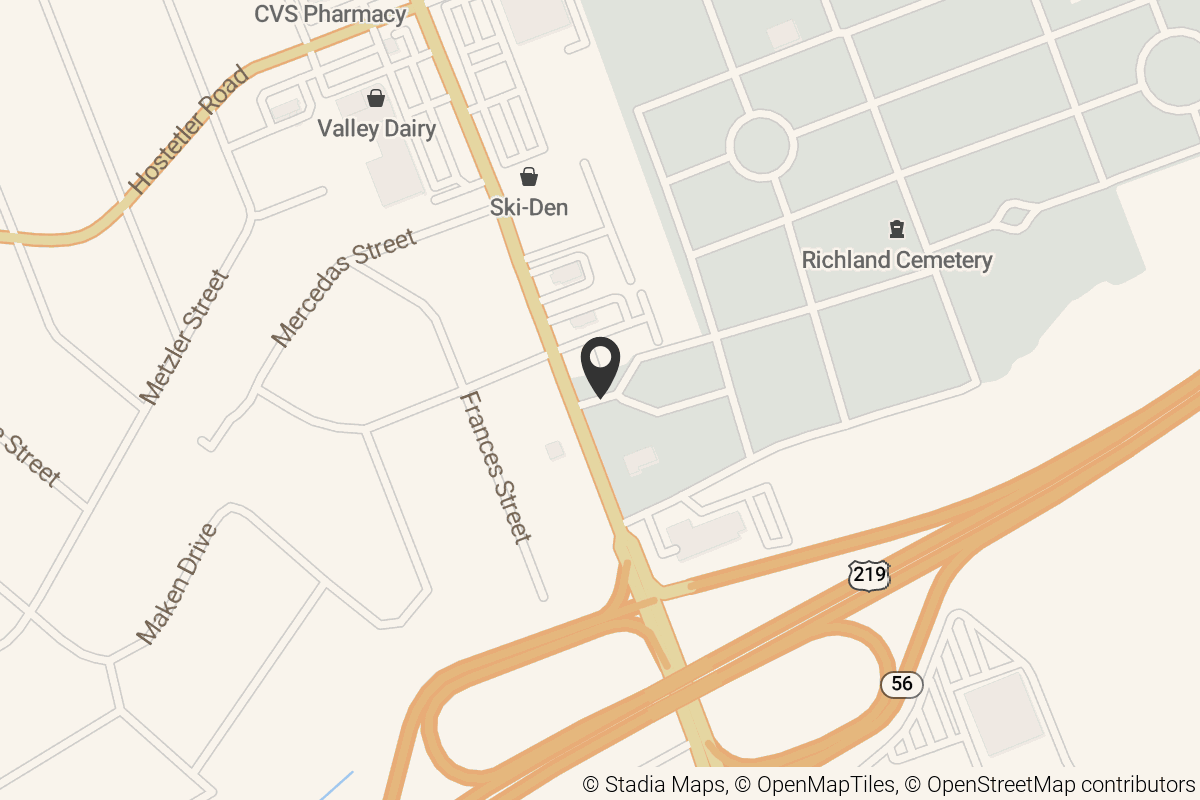 Map with location marker