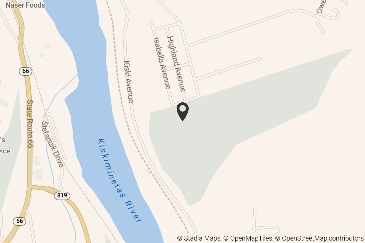 Map with location marker