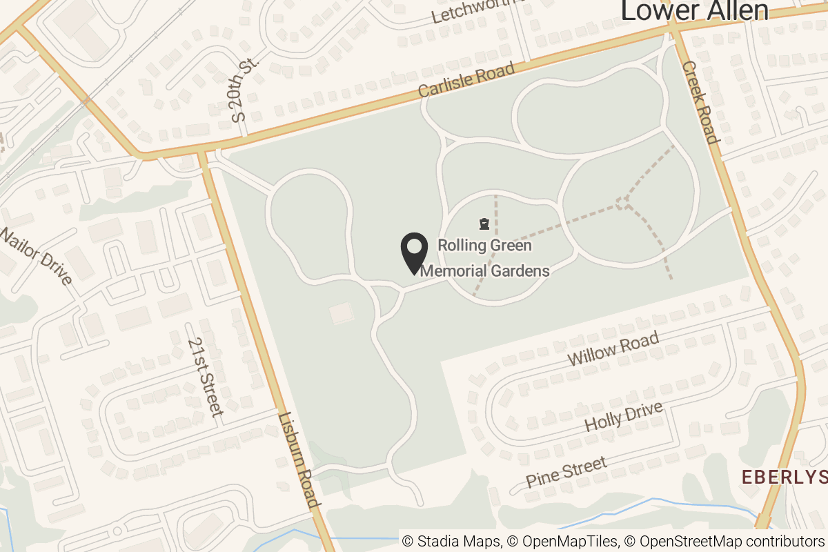 Map with location marker