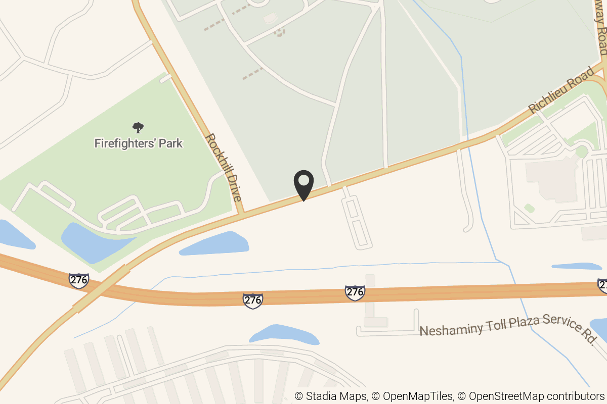 Map with location marker