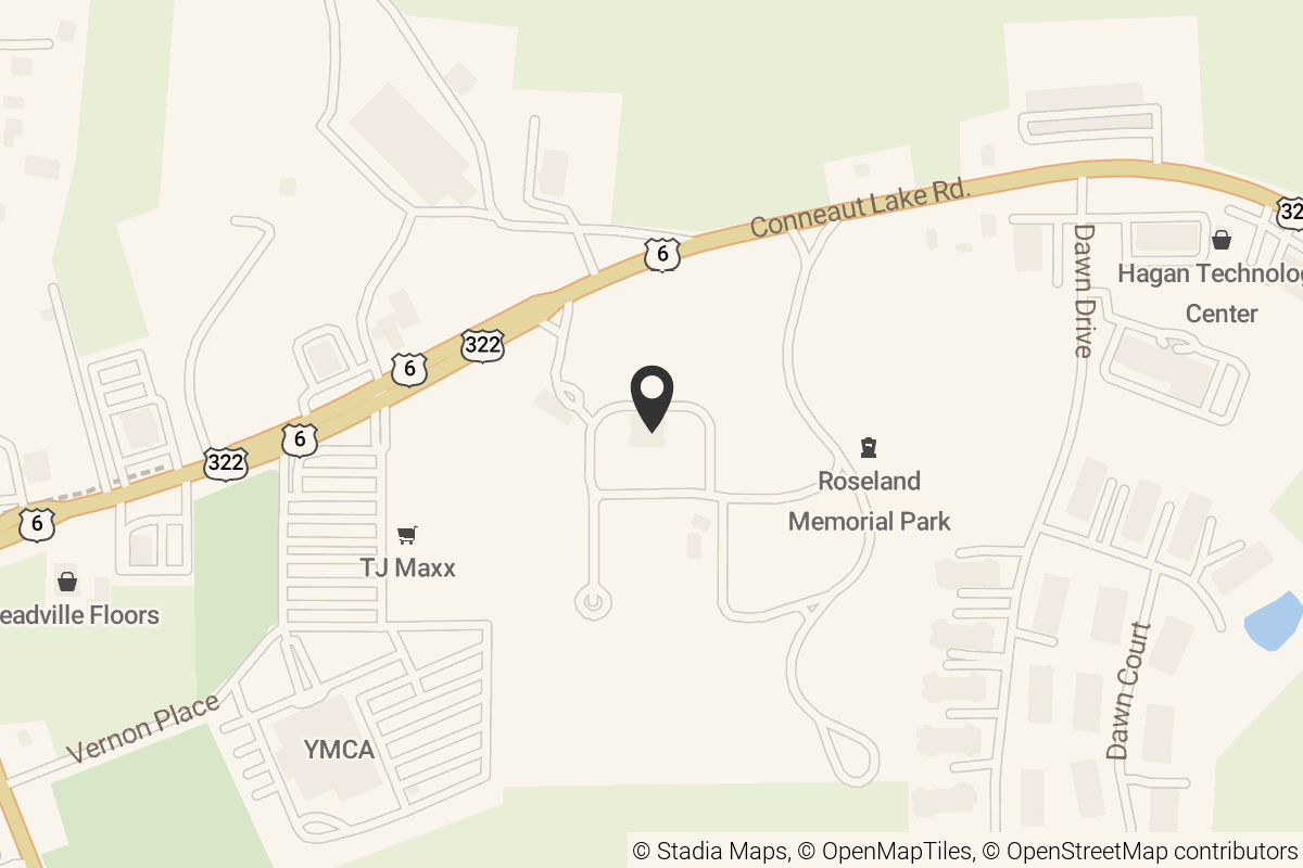 Map with location marker