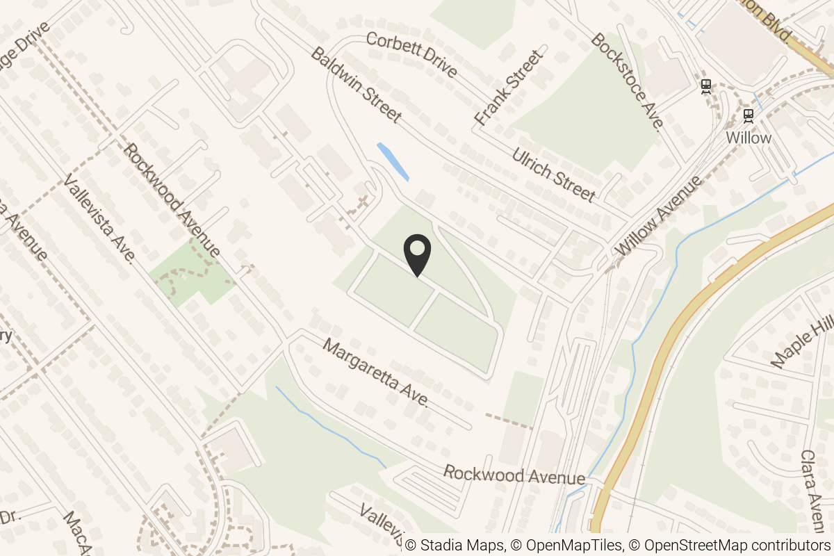 Map with location marker