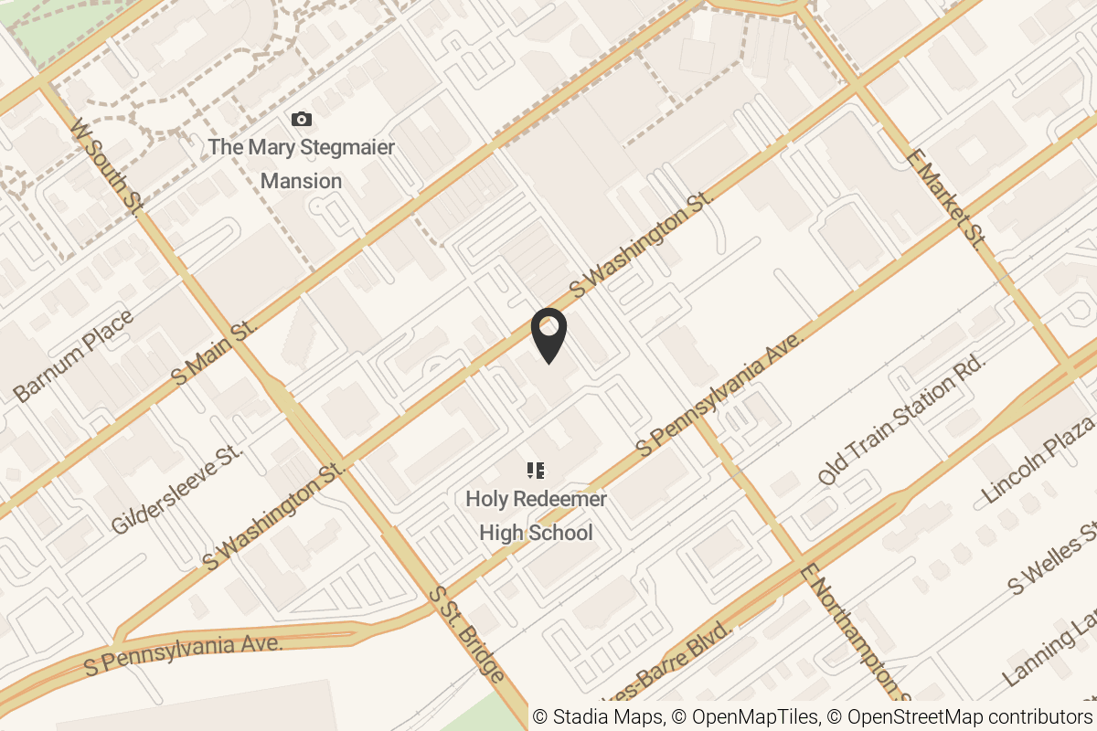 Map with location marker