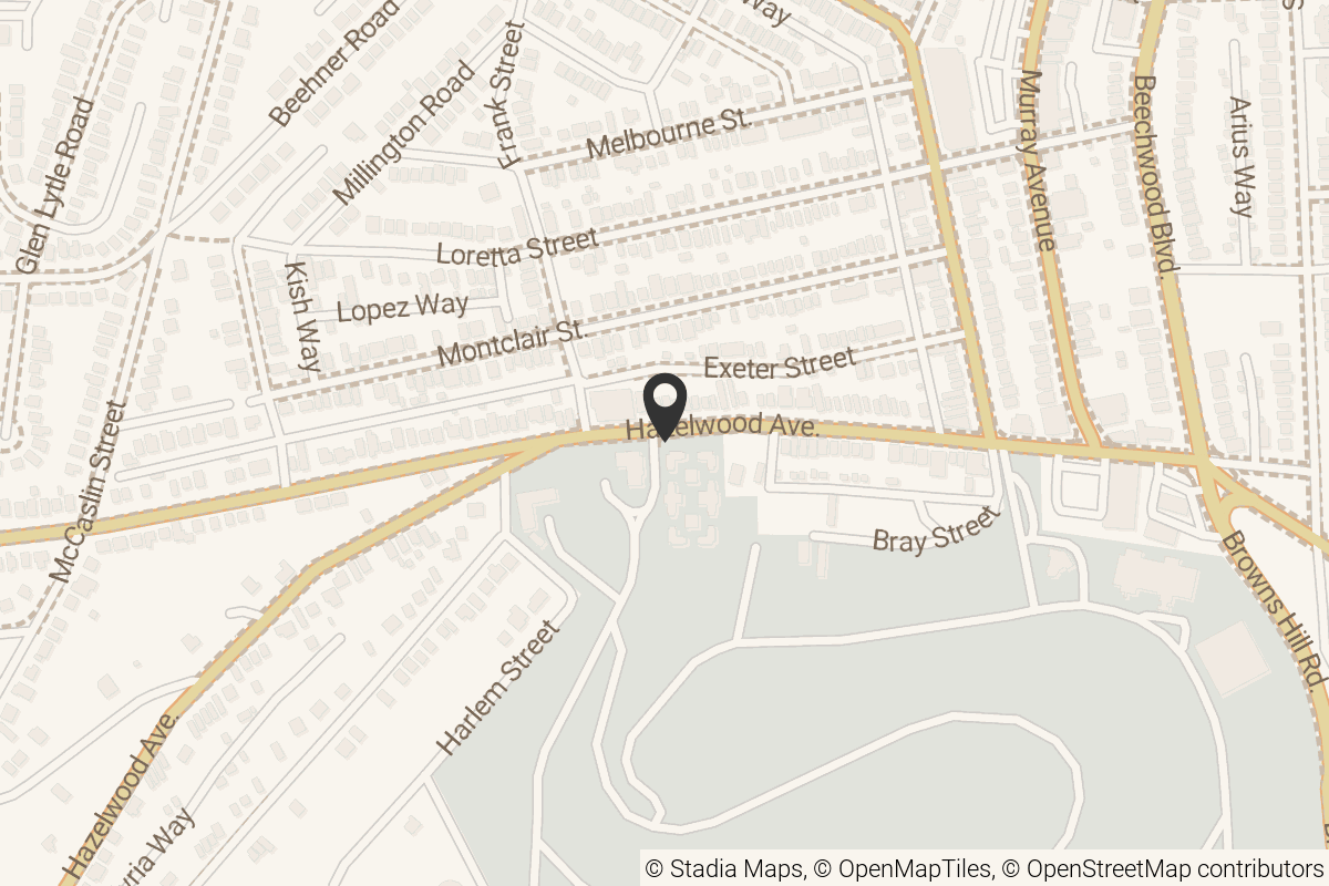 Map with location marker