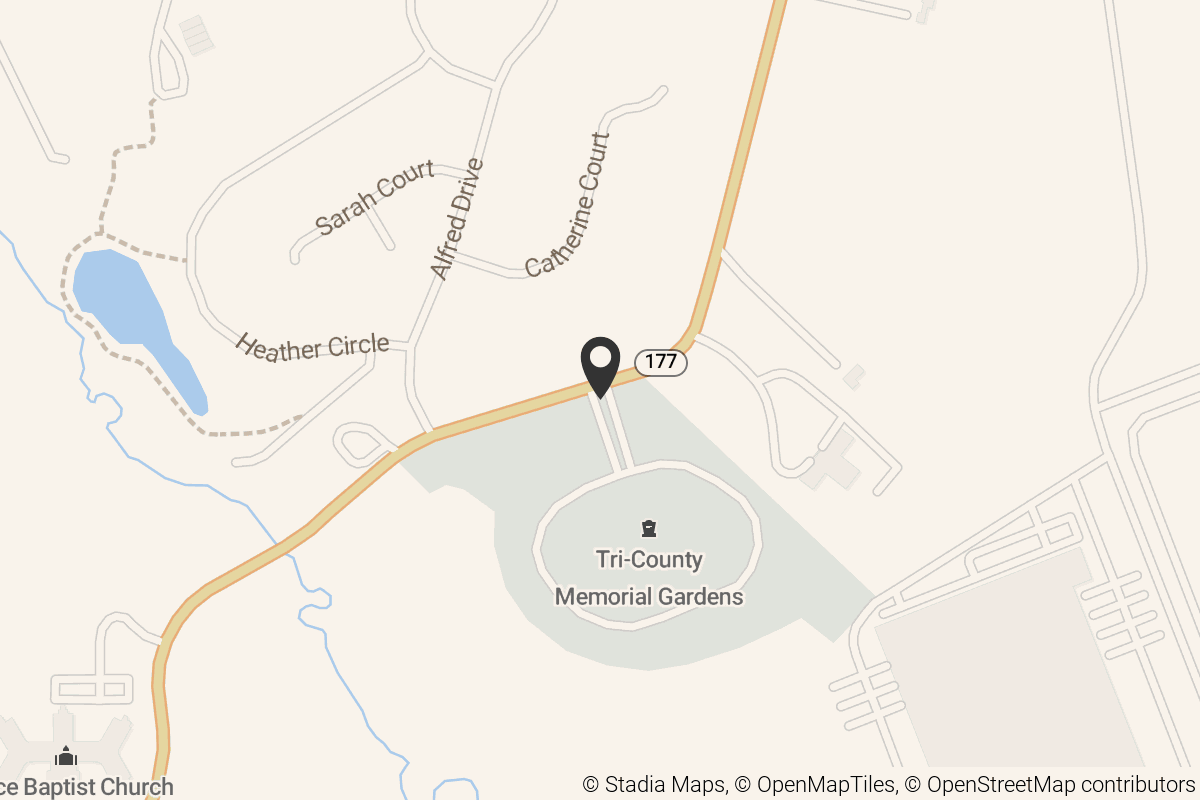 Map with location marker