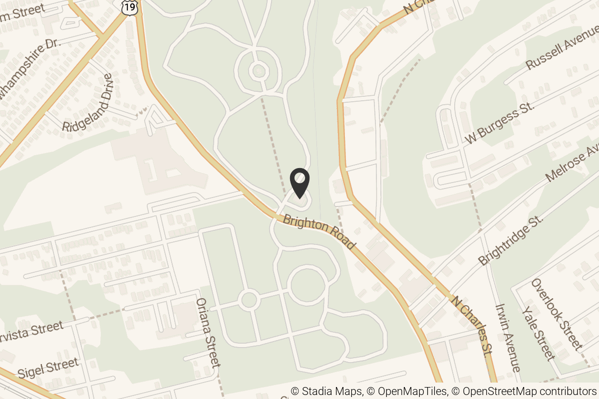 Map with location marker