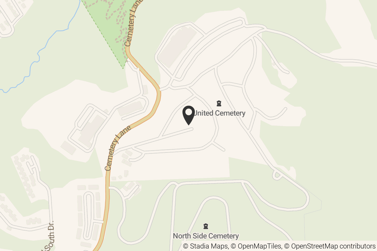 Map with location marker