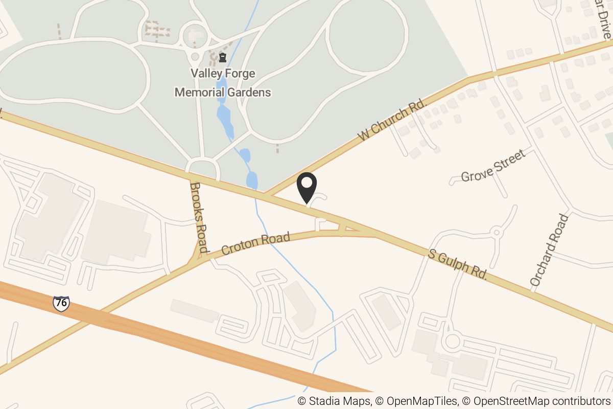 Map with location marker