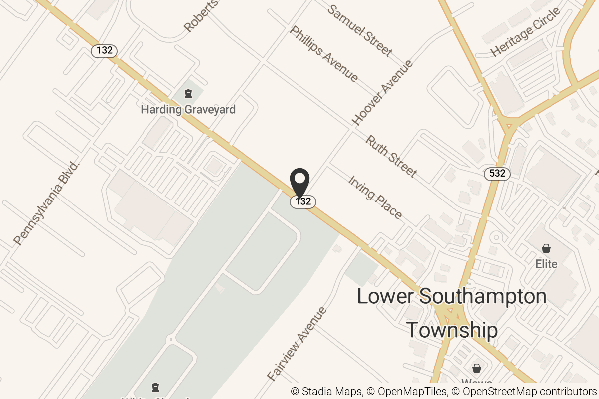 Map with location marker