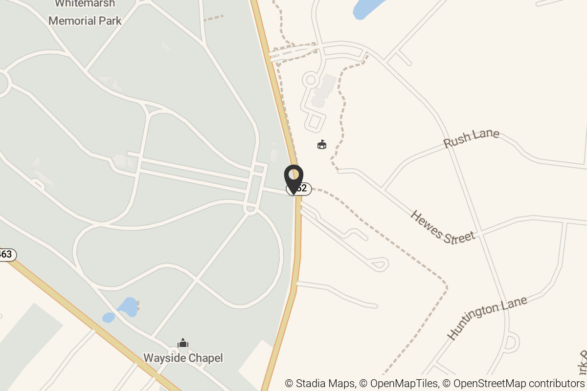 Map with location marker