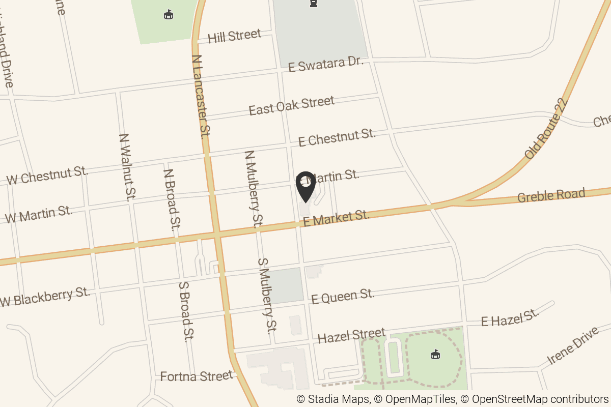 Map with location marker