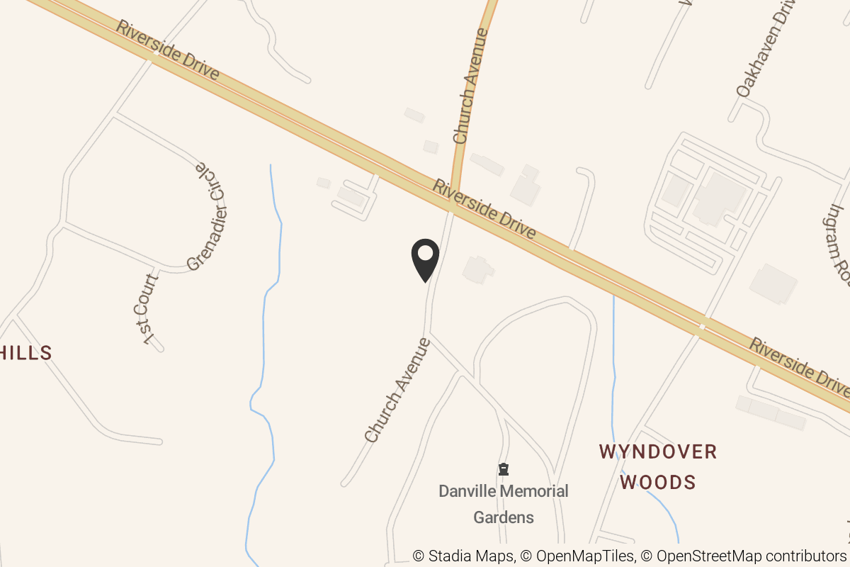 Map with location marker