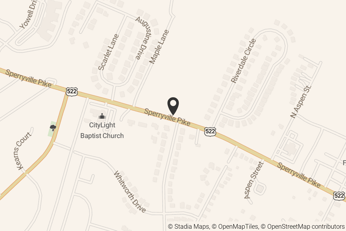 Map with location marker