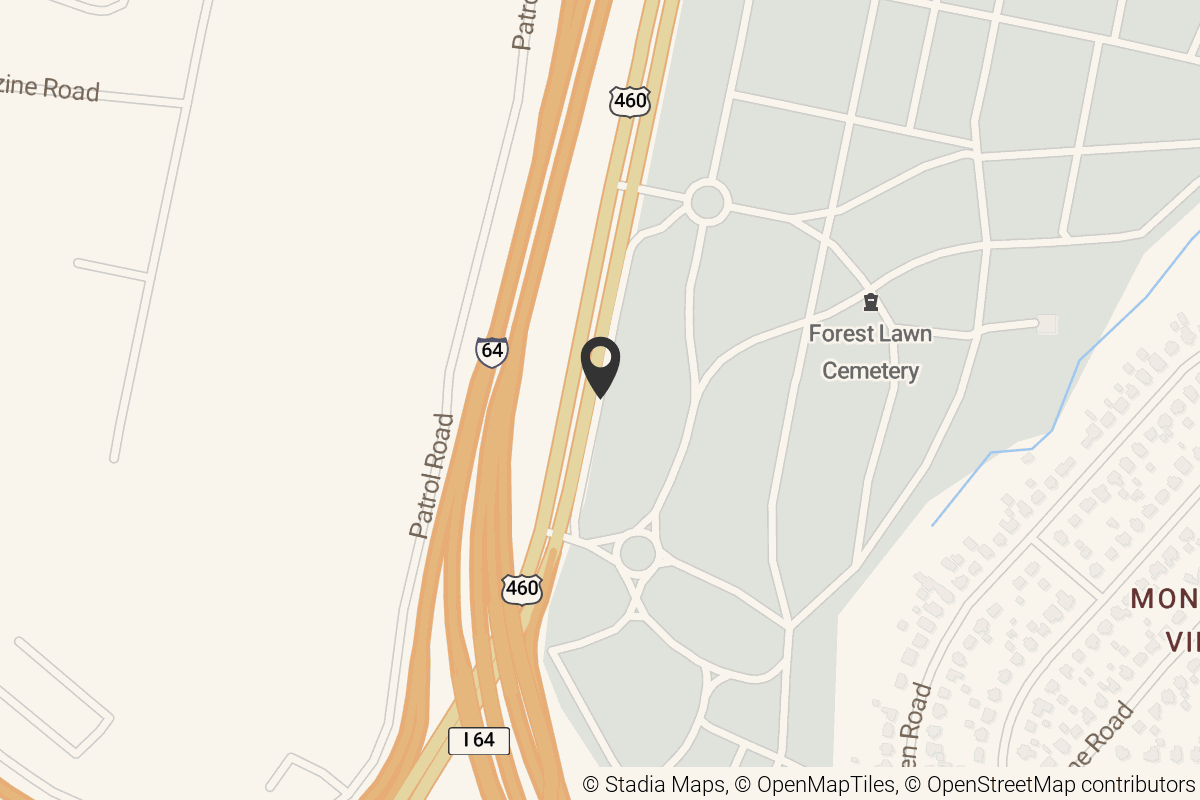 Map with location marker