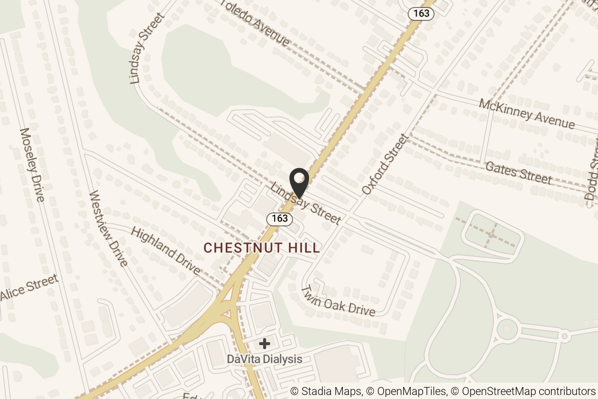 Map with location marker