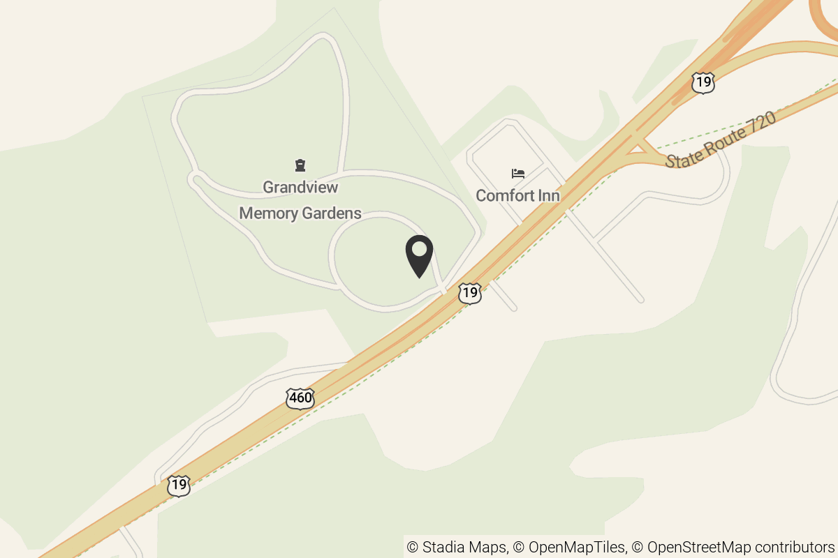 Map with location marker