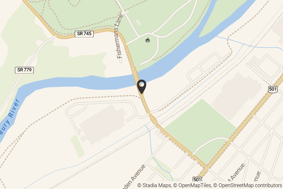 Map with location marker