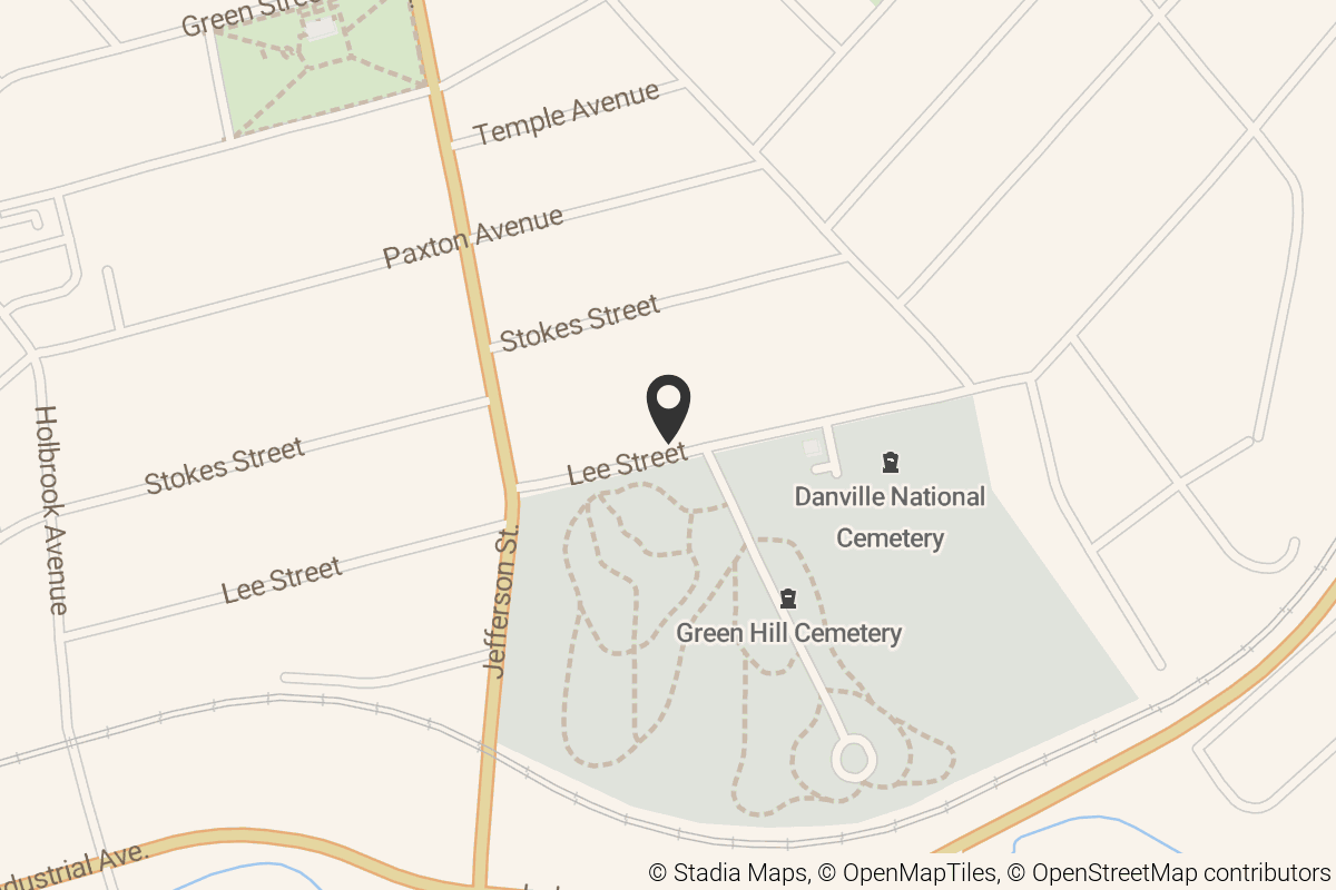 Map with location marker