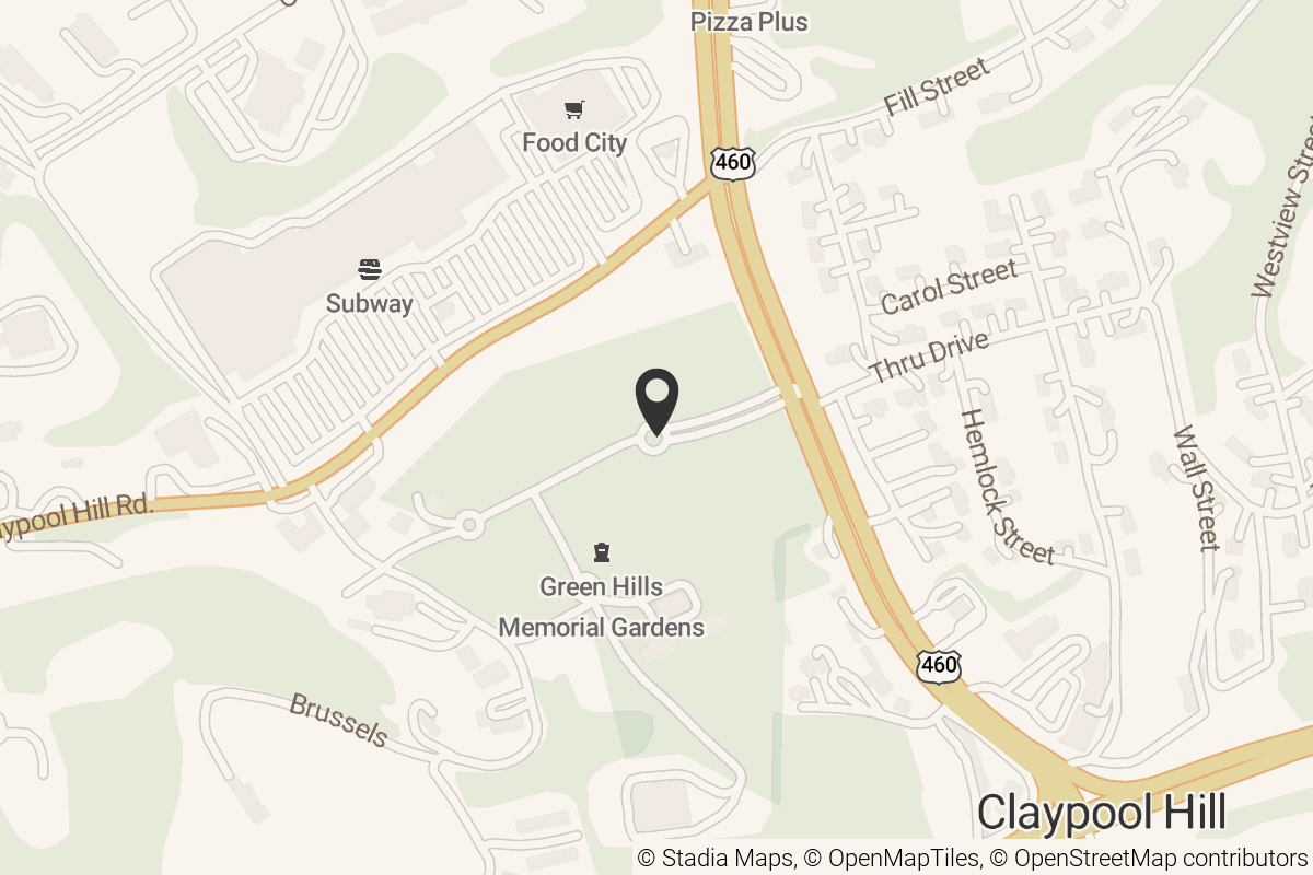 Map with location marker