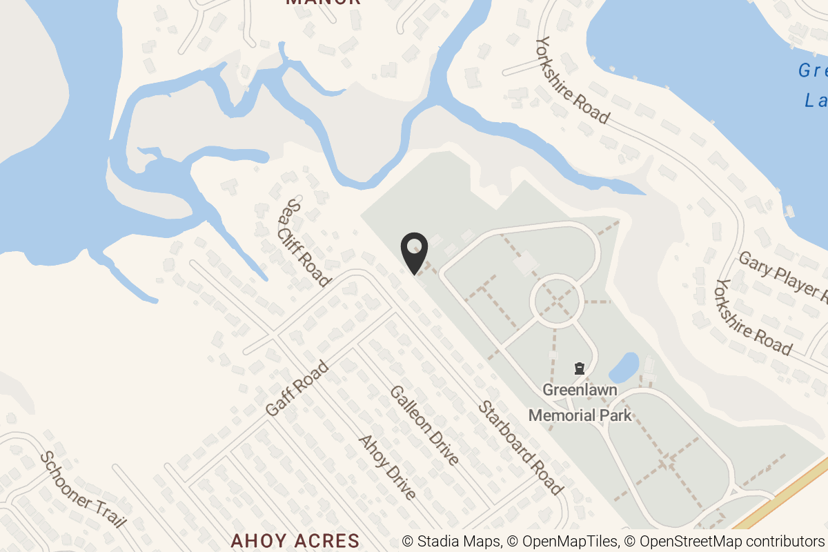 Map with location marker