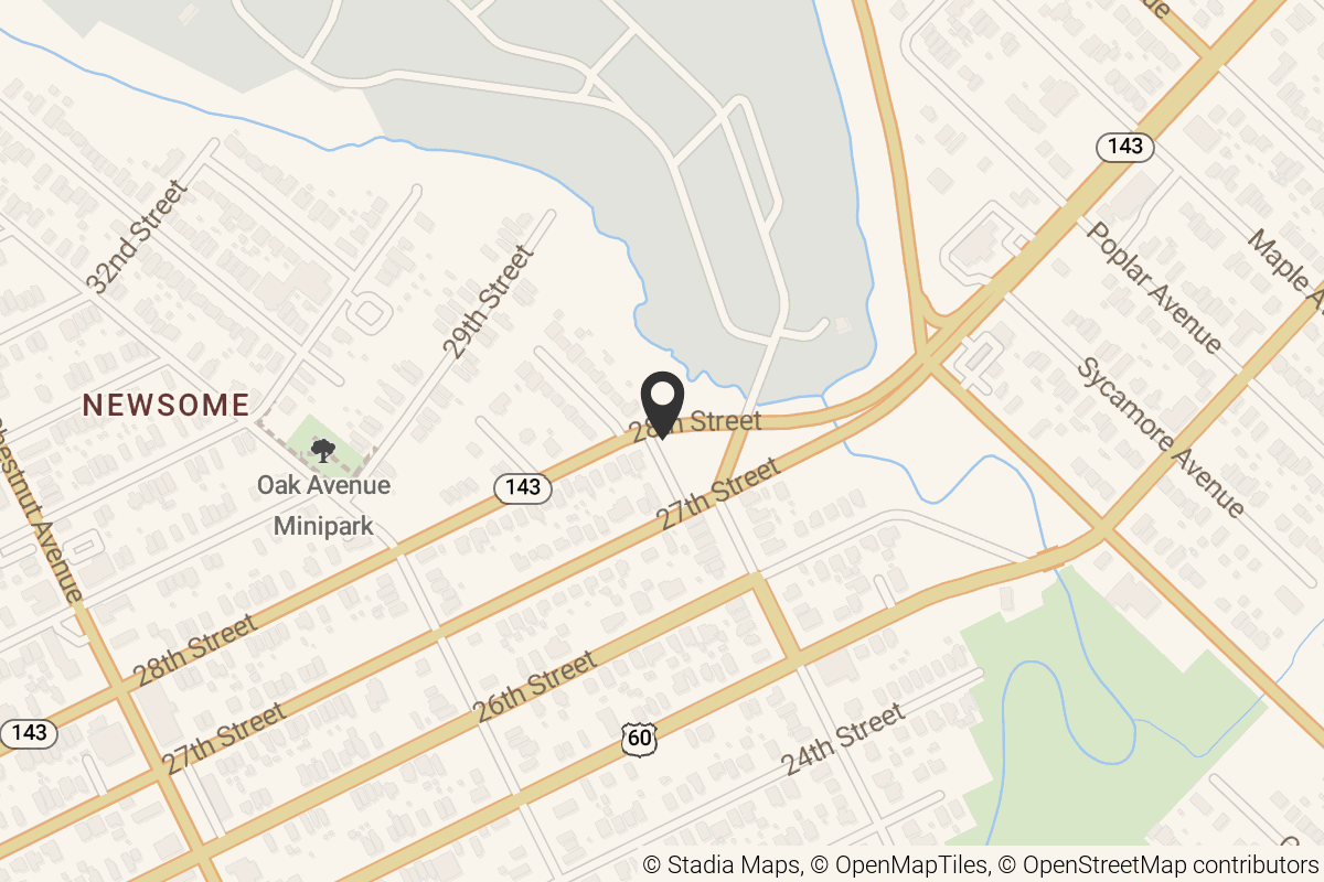 Map with location marker