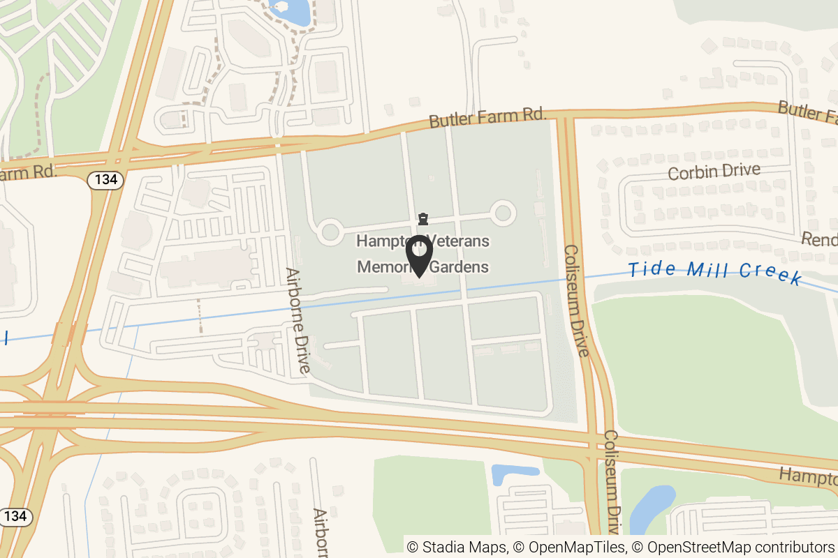 Map with location marker