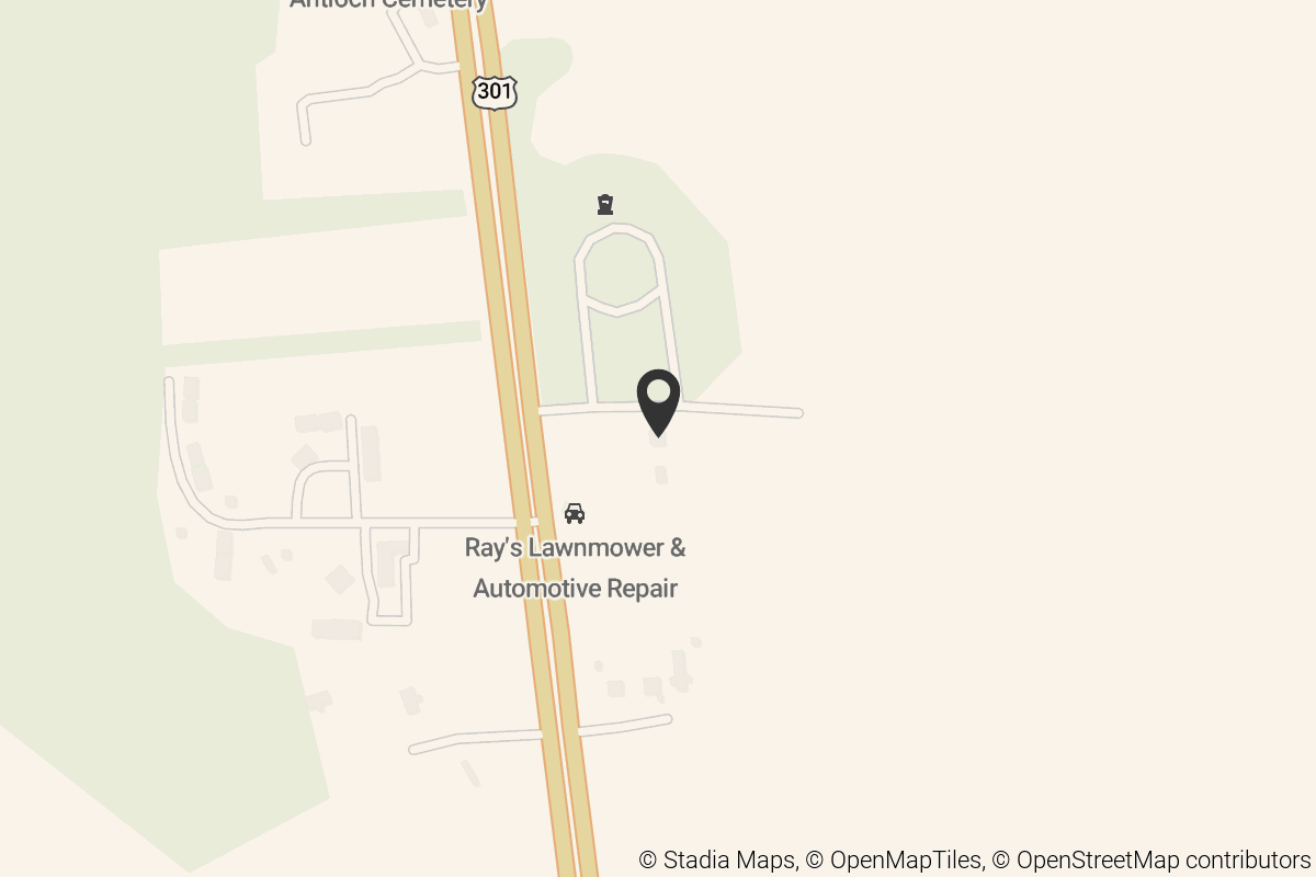 Map with location marker