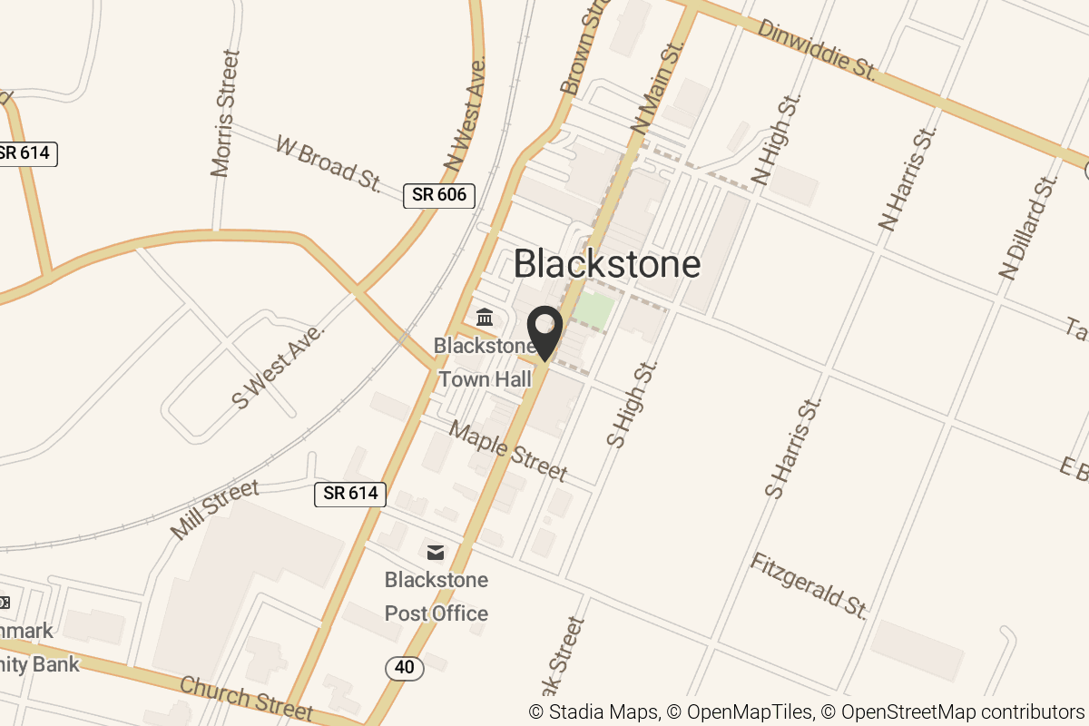 Map with location marker