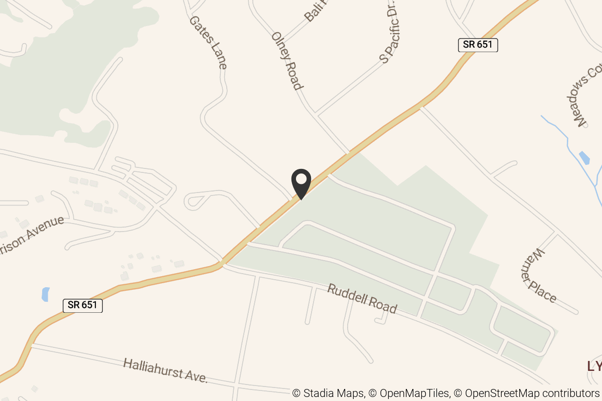 Map with location marker