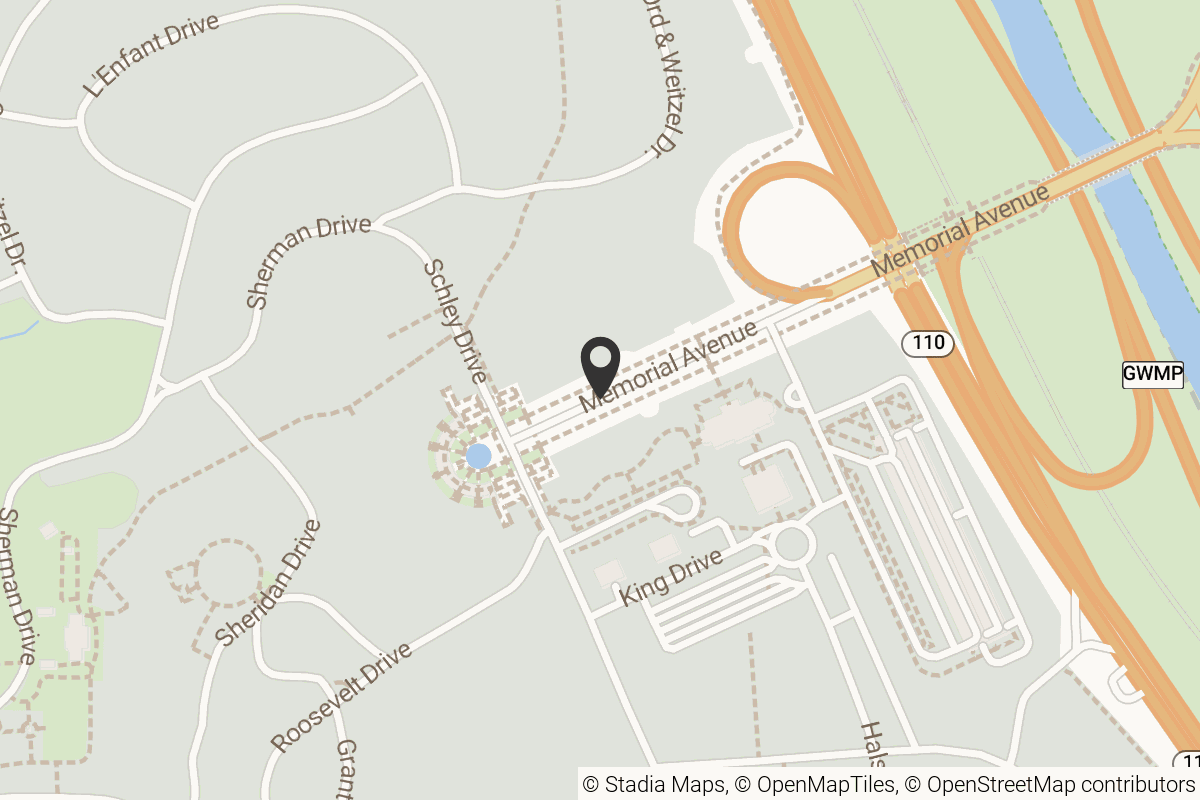 Map with location marker