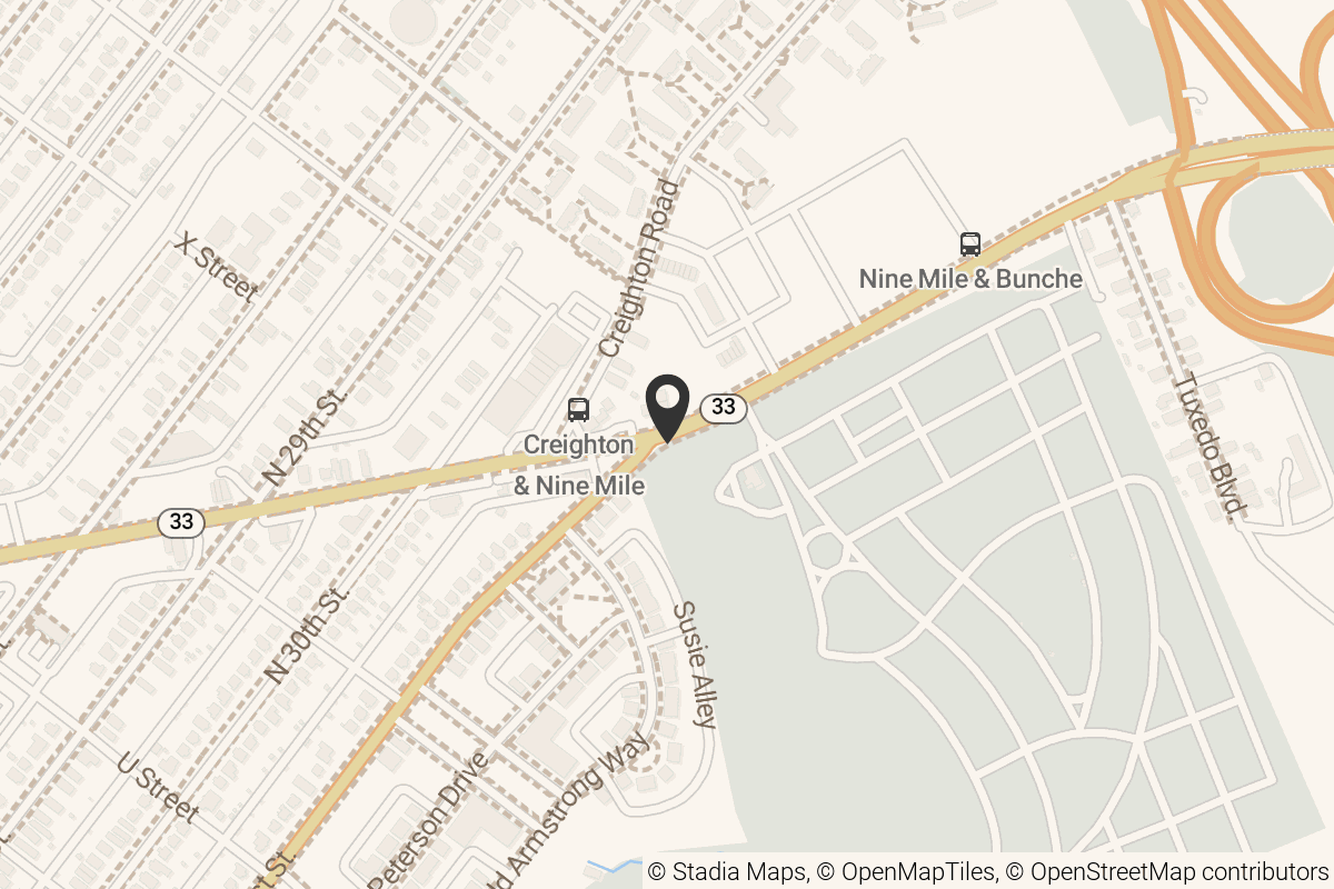 Map with location marker