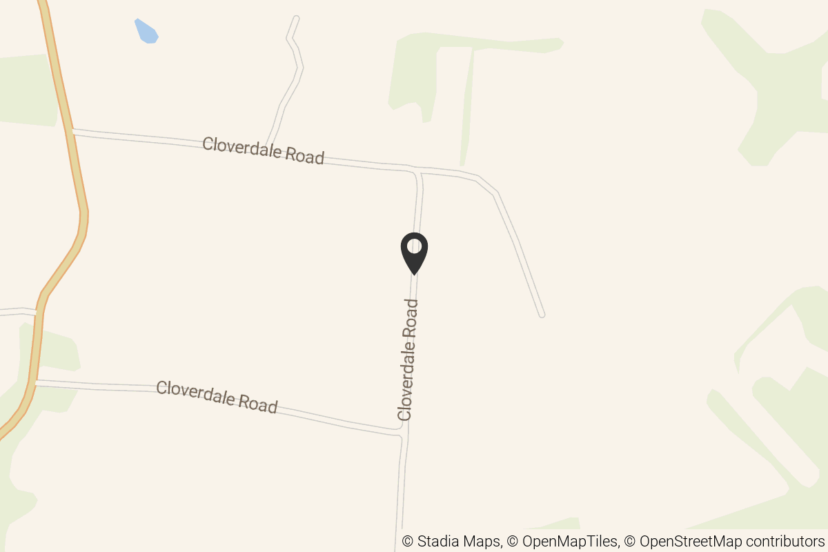 Map with location marker