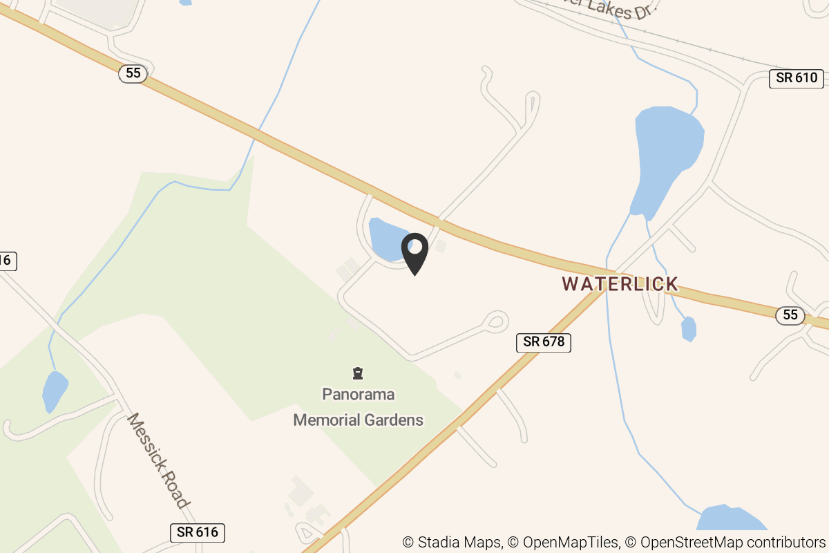 Map with location marker