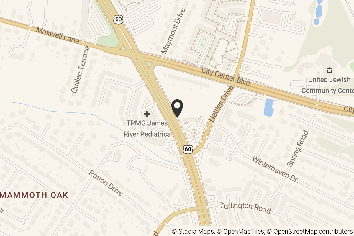 Map with location marker