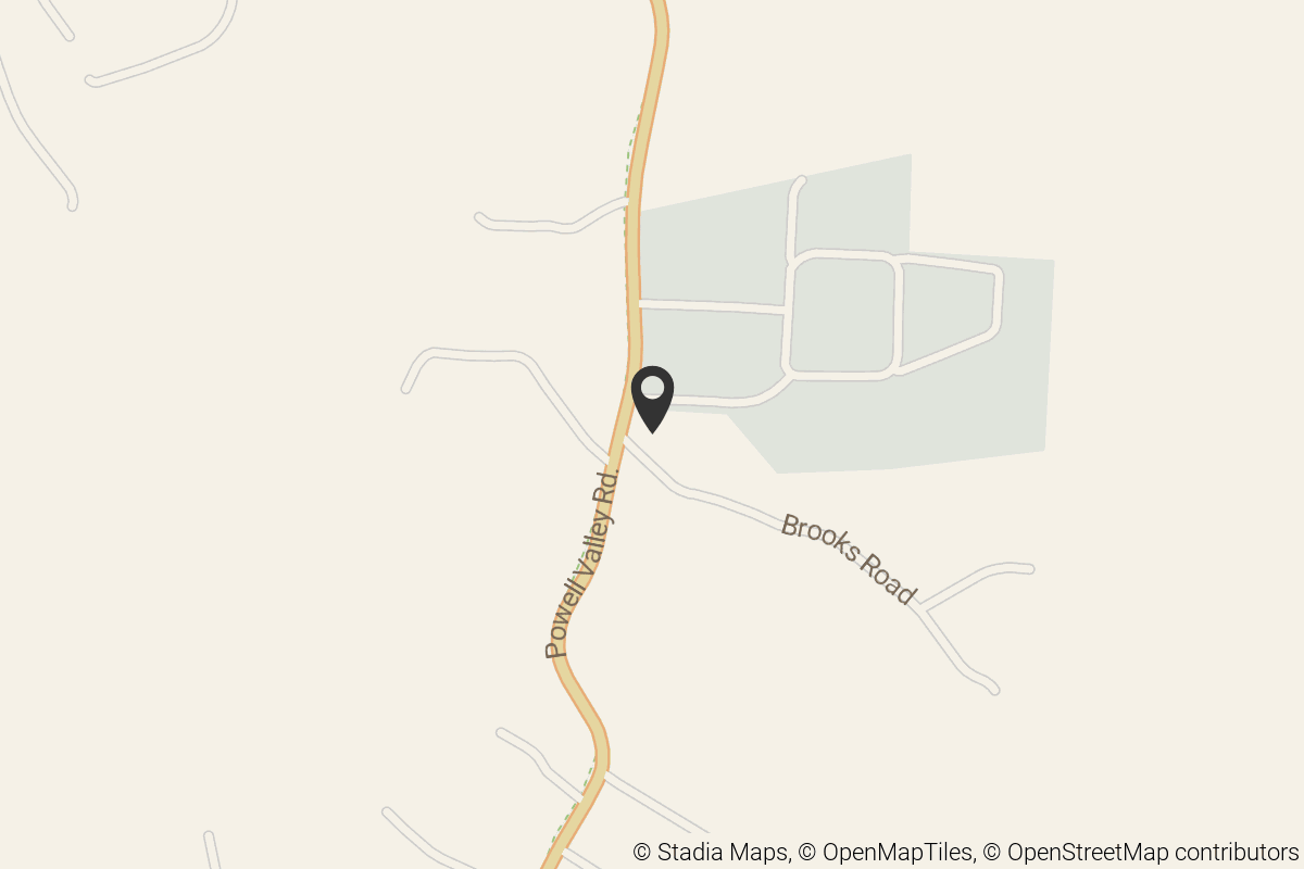 Map with location marker