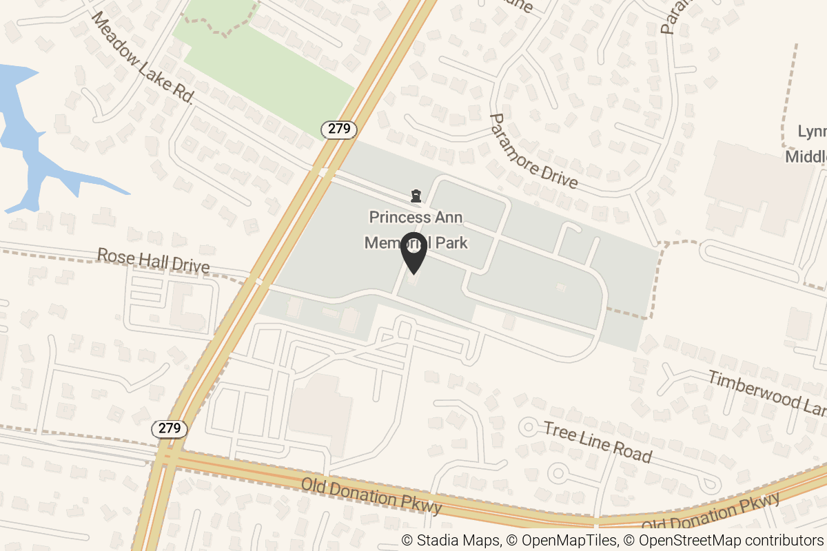 Map with location marker