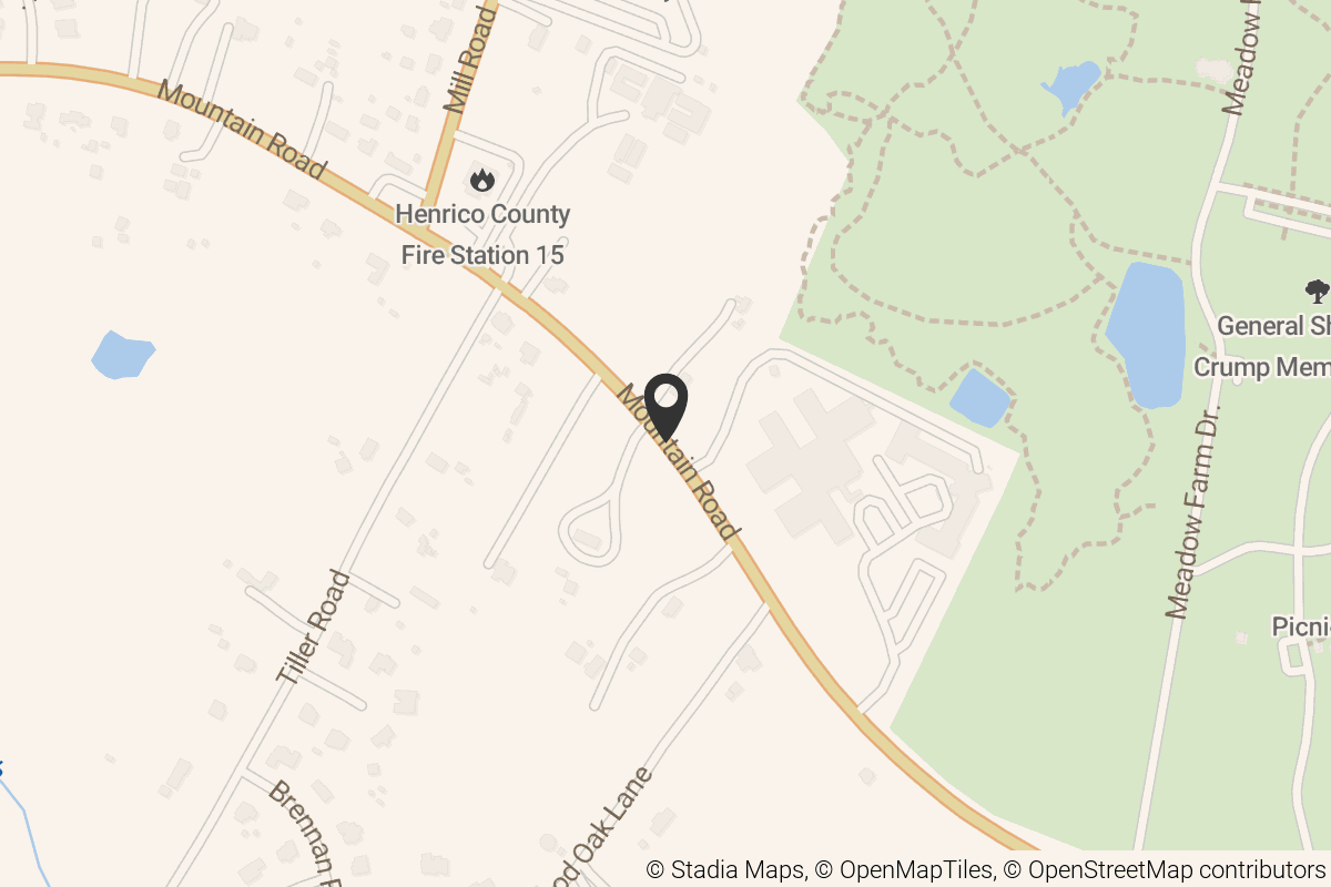 Map with location marker