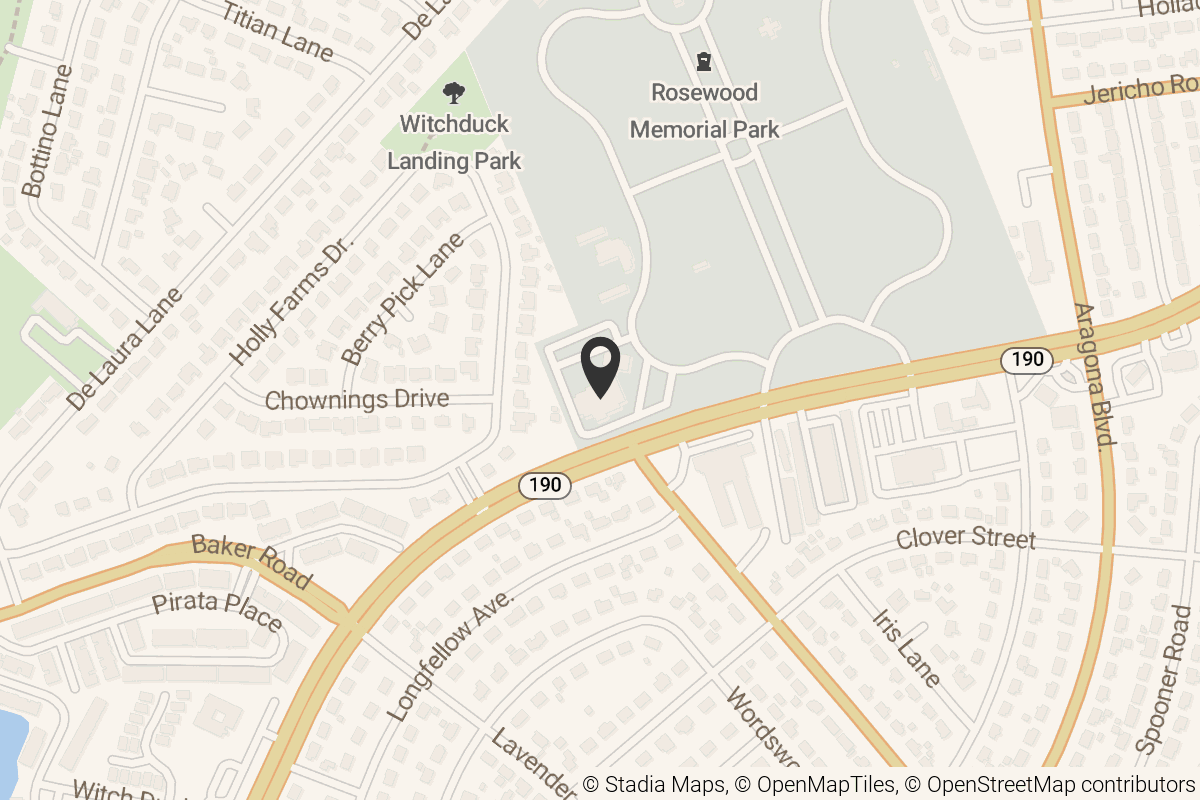 Map with location marker