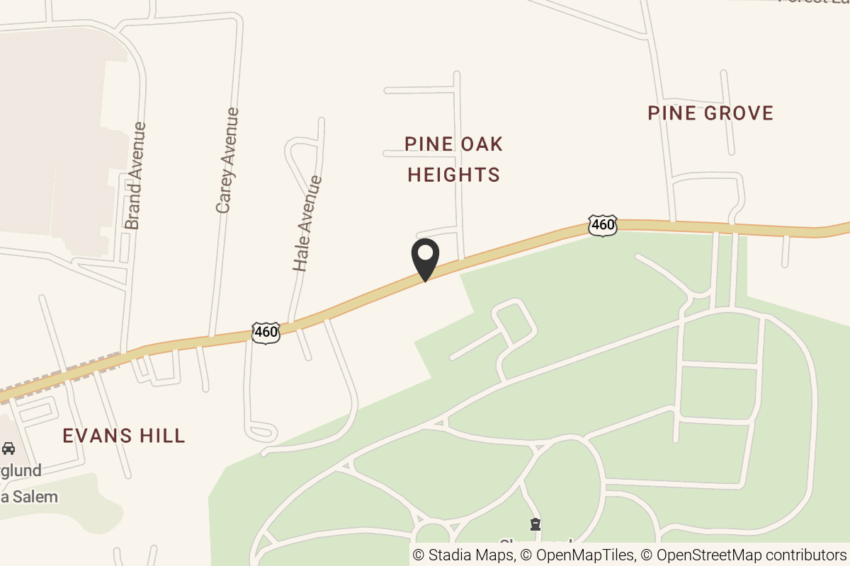 Map with location marker