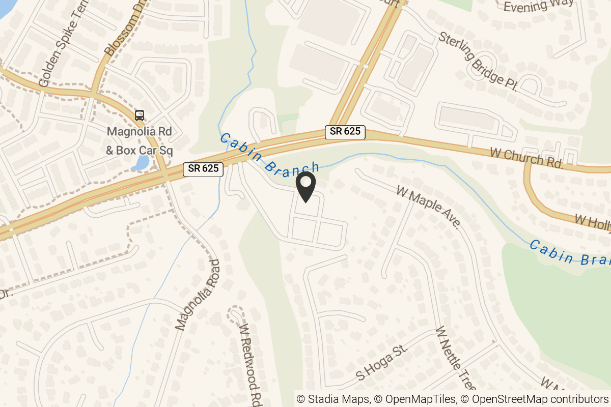 Map with location marker