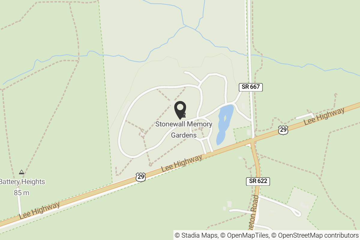 Map with location marker