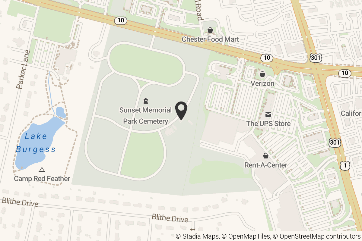 Map with location marker