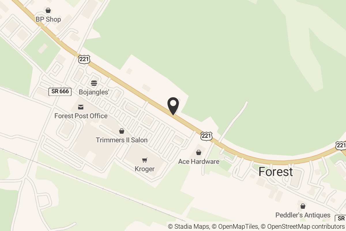 Map with location marker